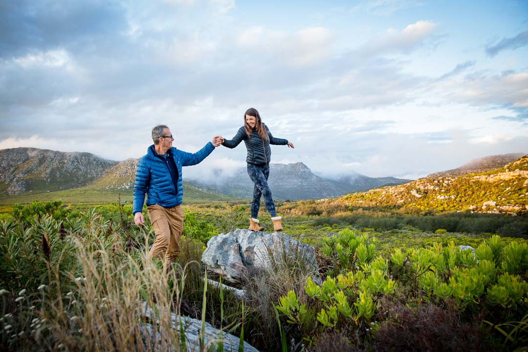OAM founders Renier Jooste and Kathryn Ackermann together outdoors.